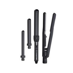 Nume Curl Jam Black Tourmaline Curling Wand and Straightener Set